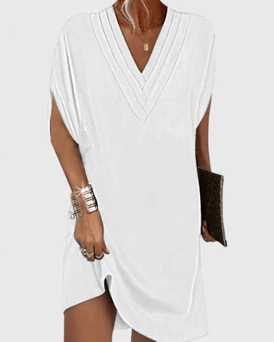 Winnie™ | Robe Élégante en Lin et Coton