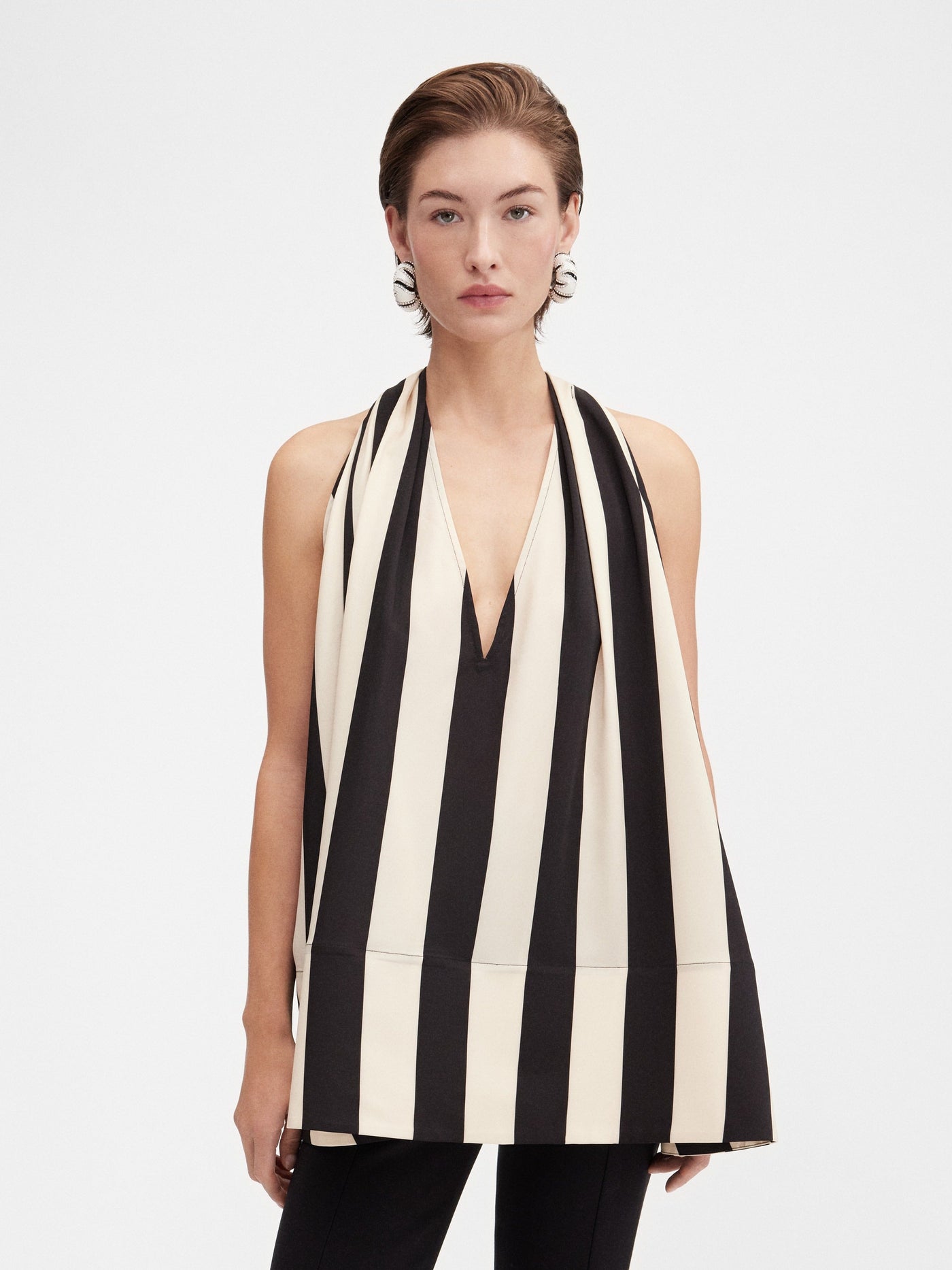 Top Trapèze à Rayures – Ample et Moderne