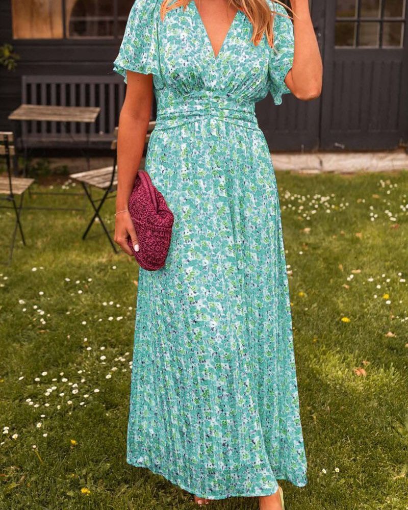 SEVILLA – Robe Longue Femme à Col en V