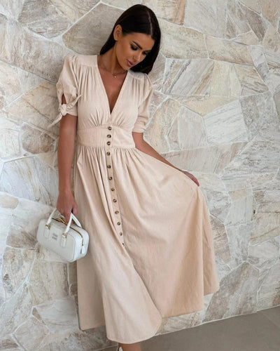 SANDRINE – ROBE EN JEAN ÉLÉGANTE