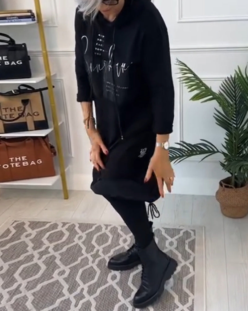 SEMBA - ROBE À CAPUCHE DÉCONTRACTÉE