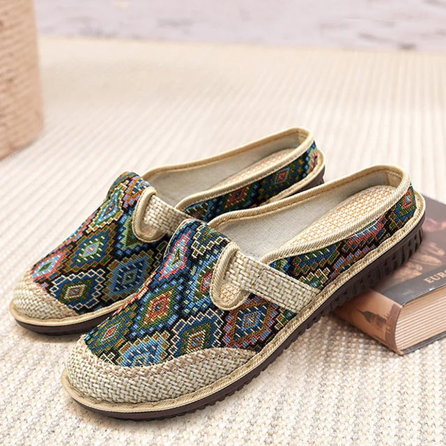 Levoire | Pantoufles Dans Le Style Ethnique
