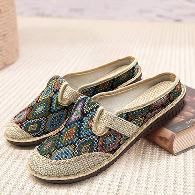 Levoire | Pantoufles Dans Le Style Ethnique