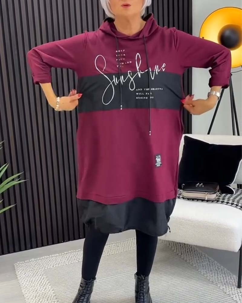 SEMBA - ROBE À CAPUCHE DÉCONTRACTÉE