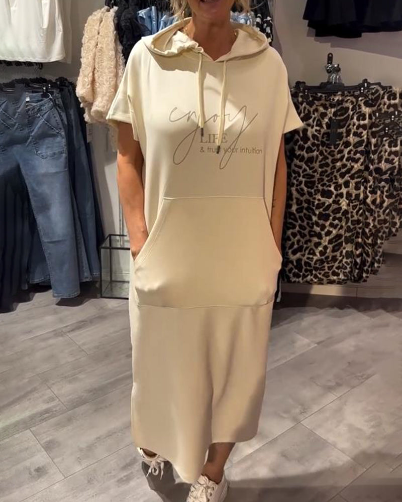 Saskia™ | Robe Décontractée à Capuche