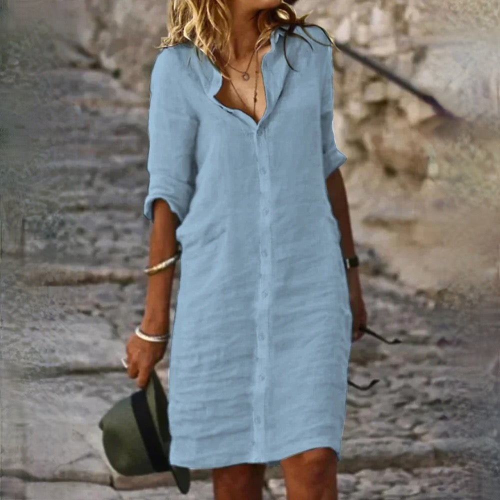 Clara - Robe en lin Stella
