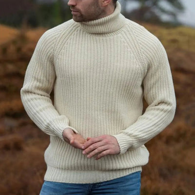 Wayra | Pull en Maille Beige pour Hommes