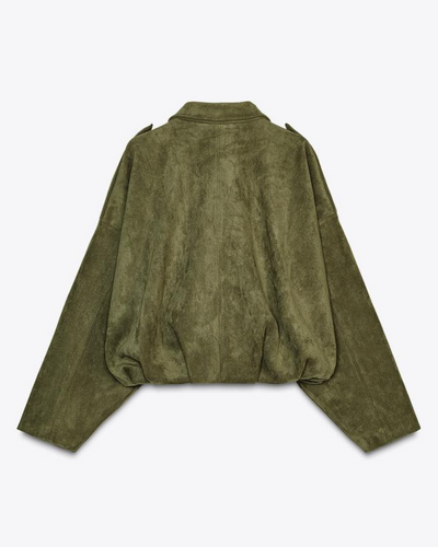 Quintine - Blouson bomber en suède