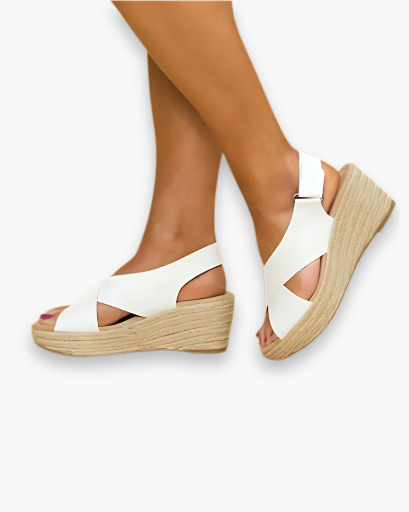 Sandales à Talon Compensé pour Femme | Élégance