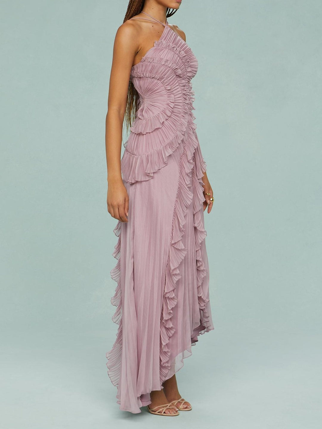 Robe longue Océan Pink
