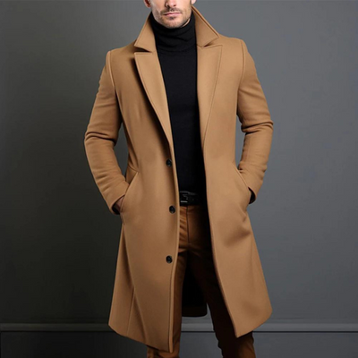 Trench avec des poches pour homme | hiver