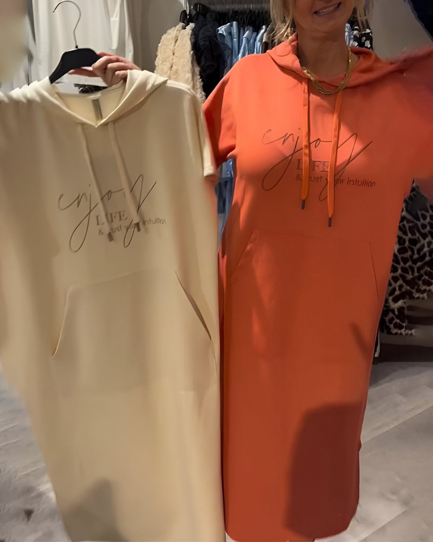 Saskia™ | Robe Décontractée à Capuche