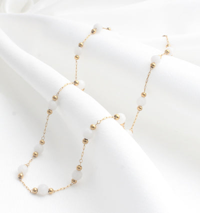 Sophia – Collier – Pierre naturelle – Acier inoxydable