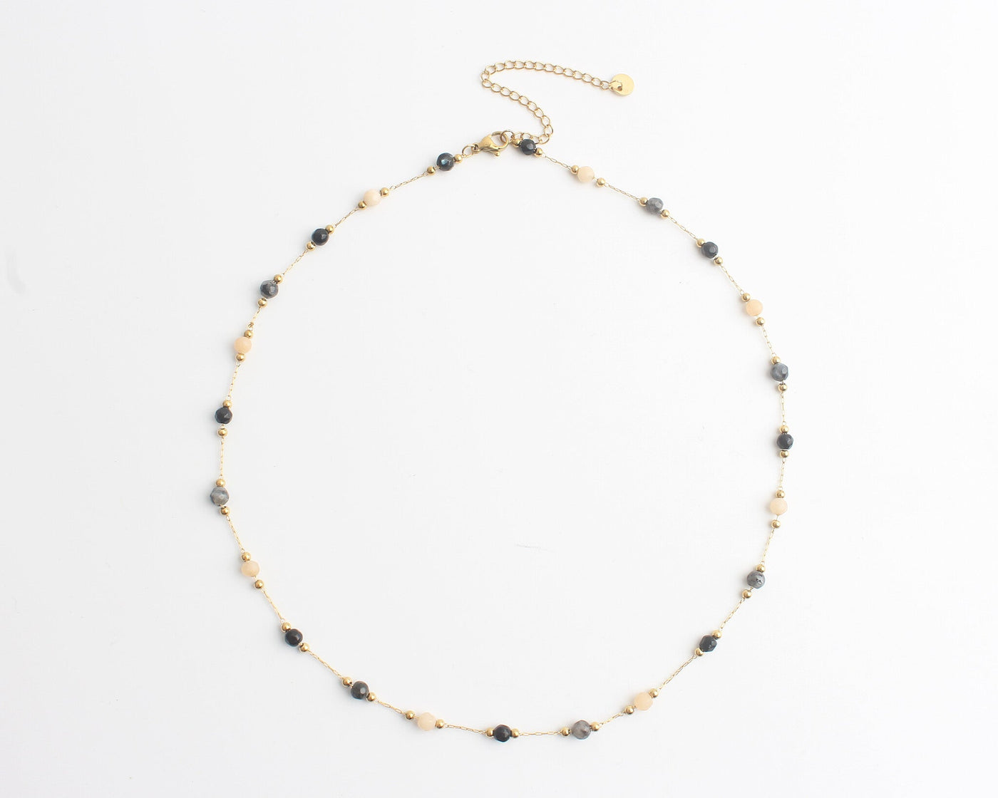 Sophia – Collier – Pierre naturelle – Acier inoxydable