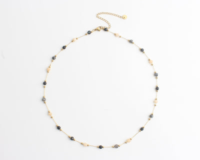 Sophia – Collier – Pierre naturelle – Acier inoxydable