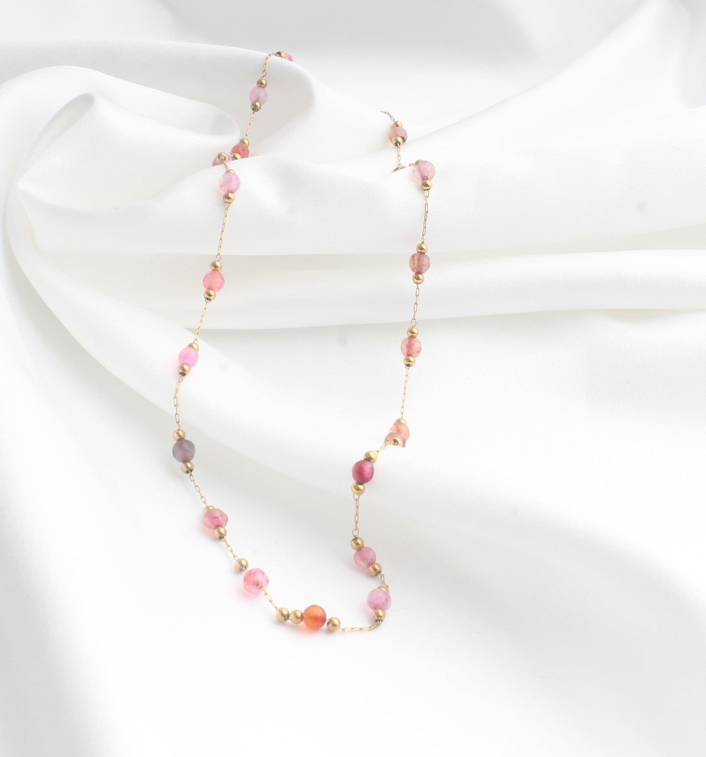 Sophia – Collier – Pierre naturelle – Acier inoxydable