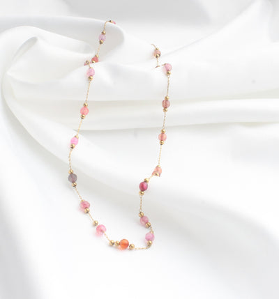 Sophia – Collier – Pierre naturelle – Acier inoxydable