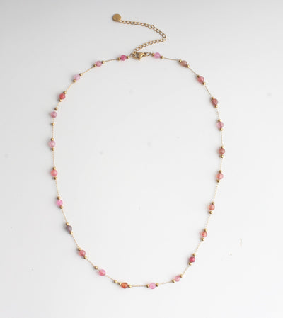 Sophia – Collier – Pierre naturelle – Acier inoxydable