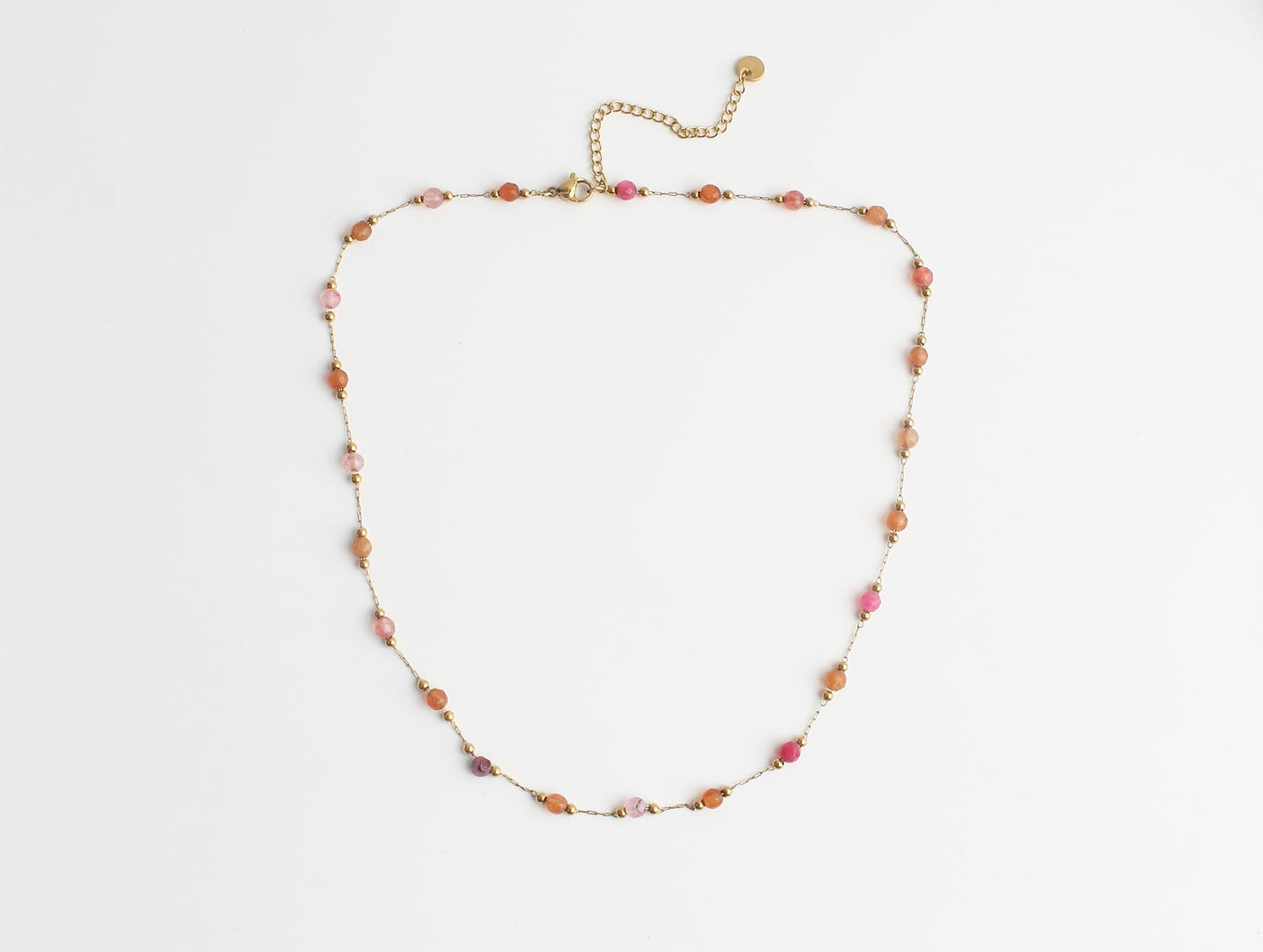 Sophia – Collier – Pierre naturelle – Acier inoxydable
