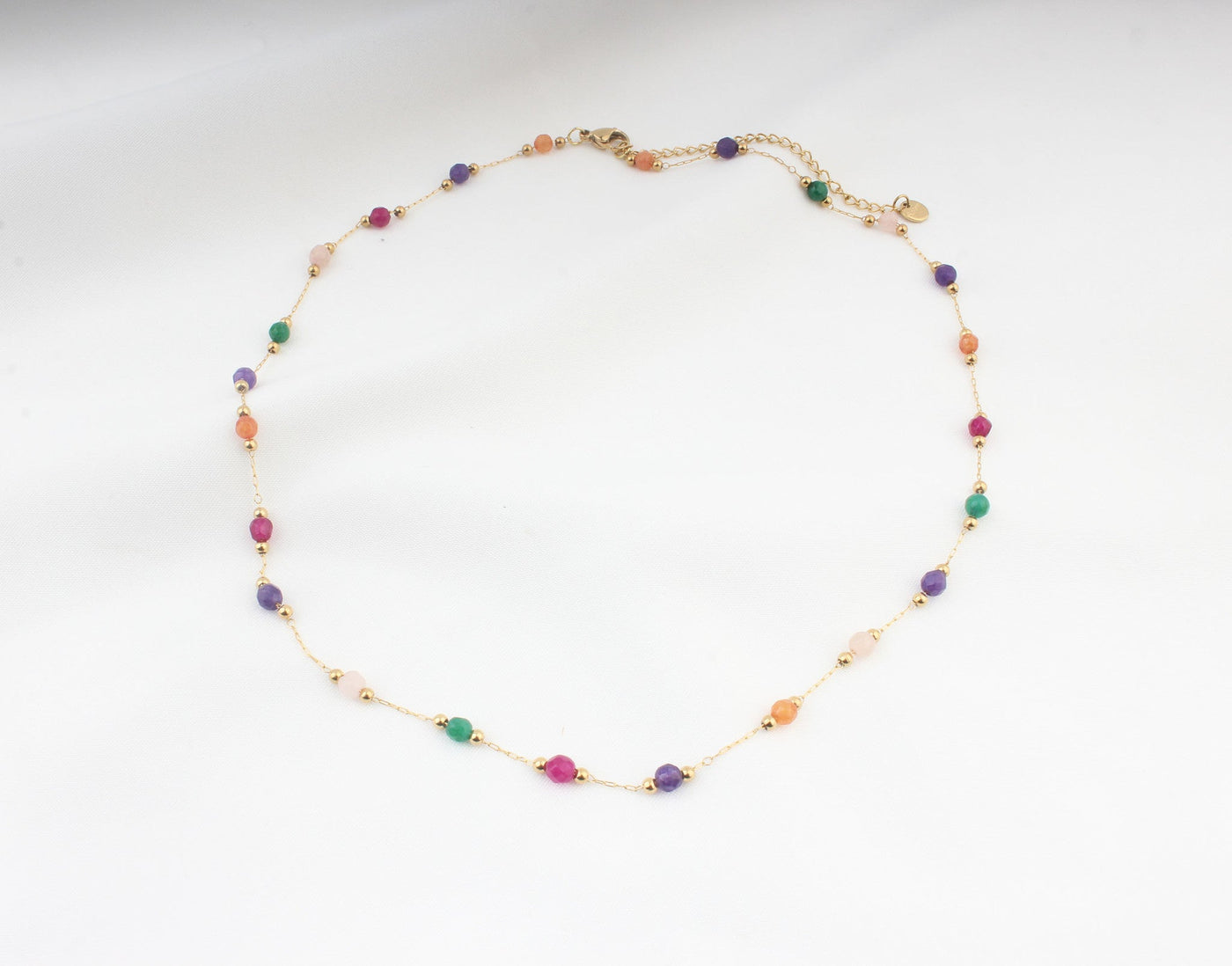 Sophia – Collier – Pierre naturelle – Acier inoxydable