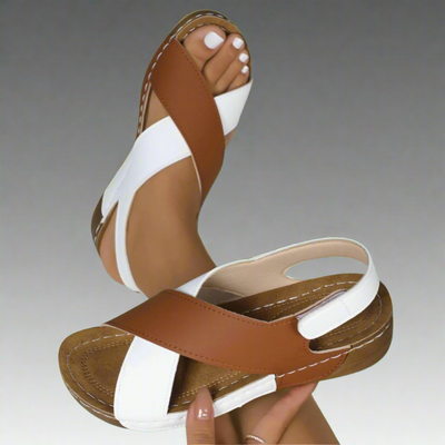 Sonnhild | Sandales Premium Artisanales en Bleu Marine