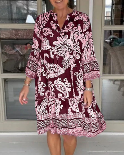 SIERADE - ROBE IMPRIMÉE BOHO