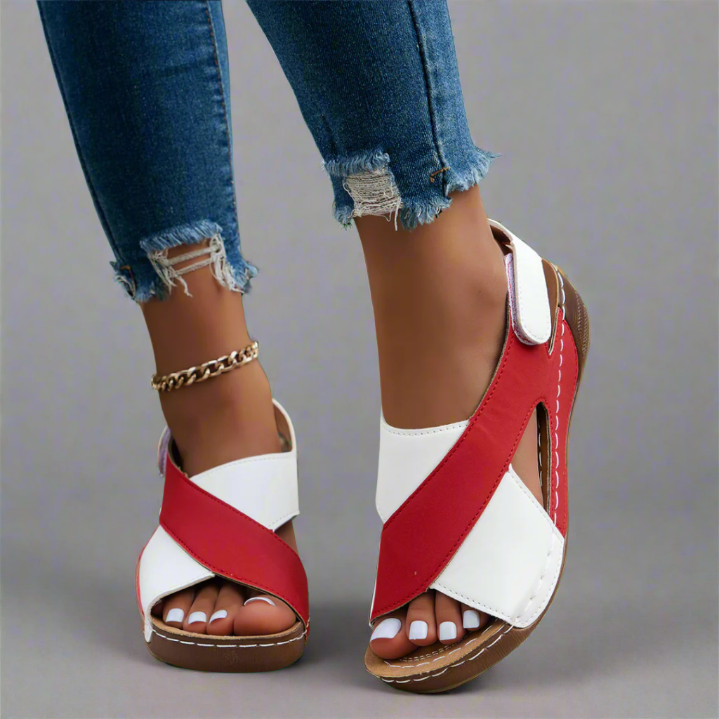 Sonnhild | Sandales Premium Artisanales en Bleu Marine