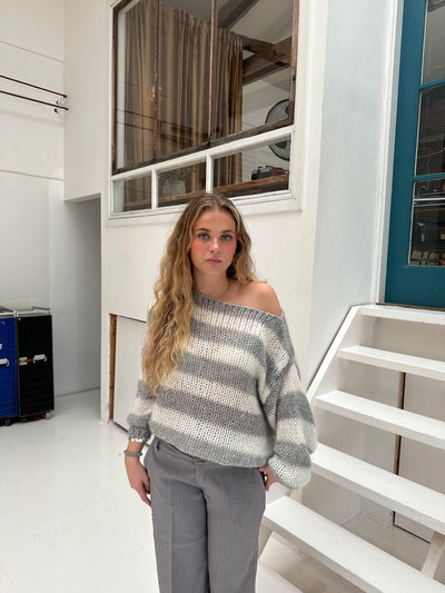 Pull rayé pour femmes | Chaud
