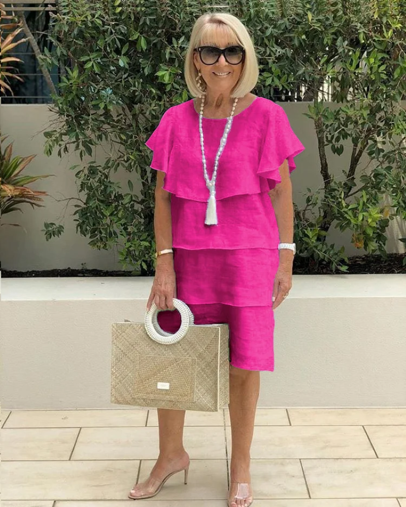 Roxane – Robe bohème à volants