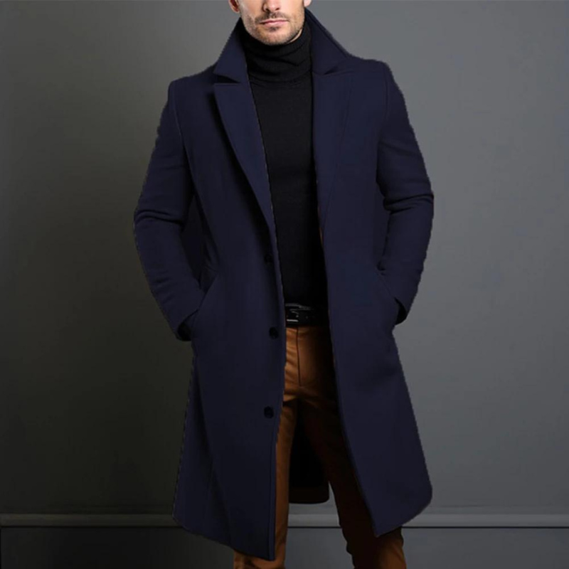Trench avec des poches pour homme | hiver