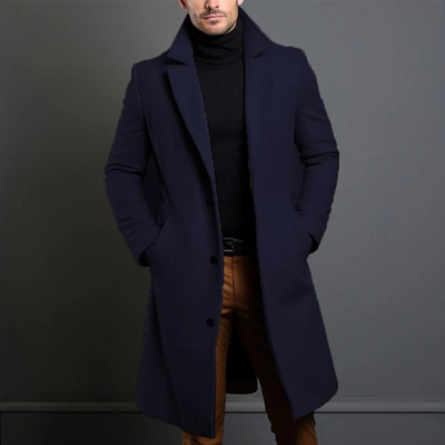Trench avec des poches pour homme | hiver