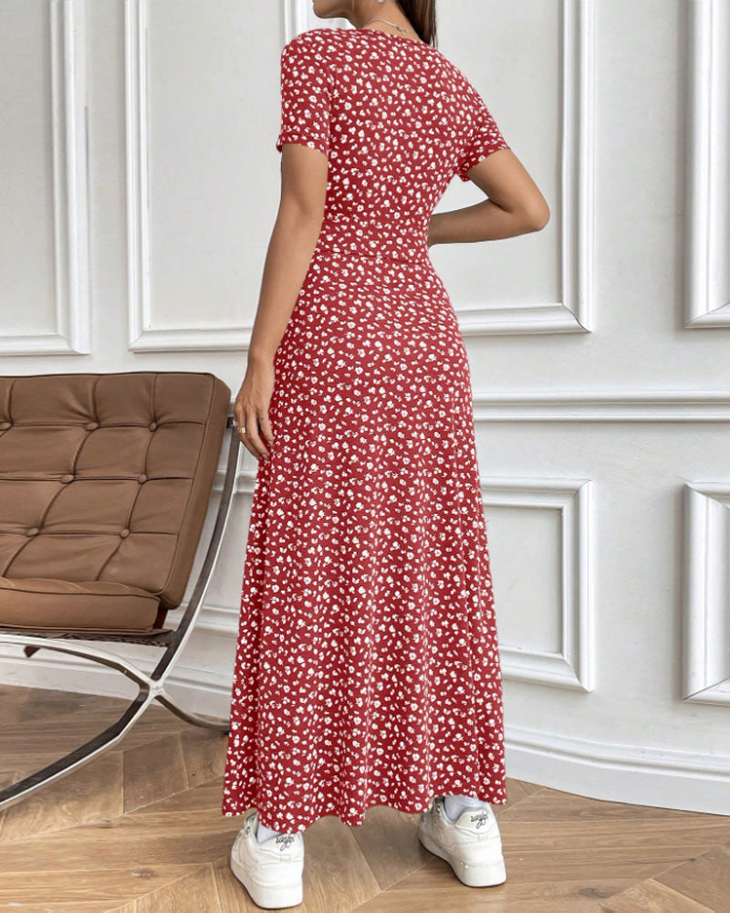 Robe Sexy Élégante Imprimée