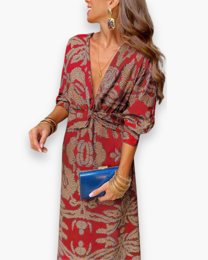 Robe midi chic pour femme | Fluide et flatteuse