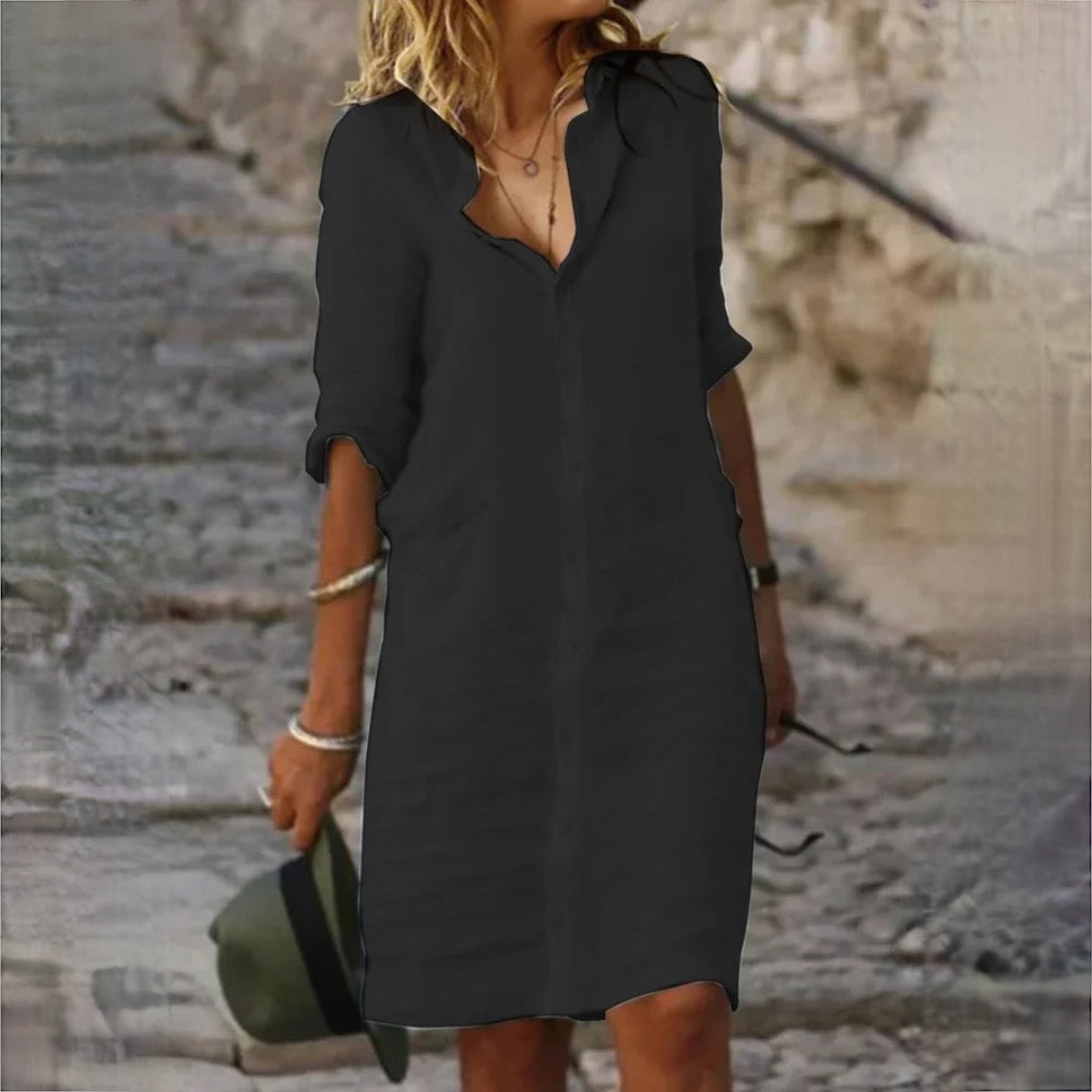 Clara - Robe en lin Stella