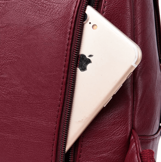 Sac à dos en cuir pour femmes