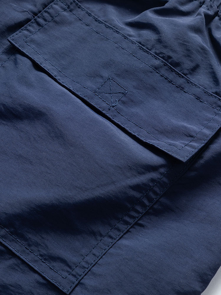 T-shirt en Coton à Imprimé Silhouette de Palmiers & Short de Bain