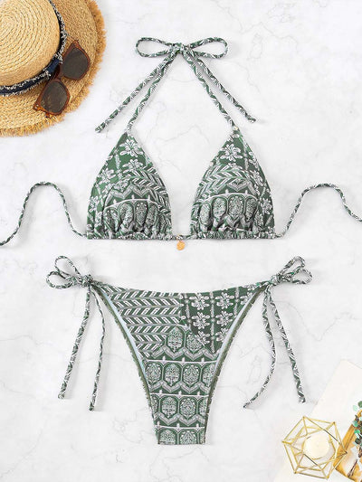 Maillot de Bain deux Pièces Dos nu pour Femmes
