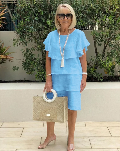 Roxane – Robe bohème à volants