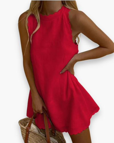 Robe ondulée élégante femme | Mini d'été