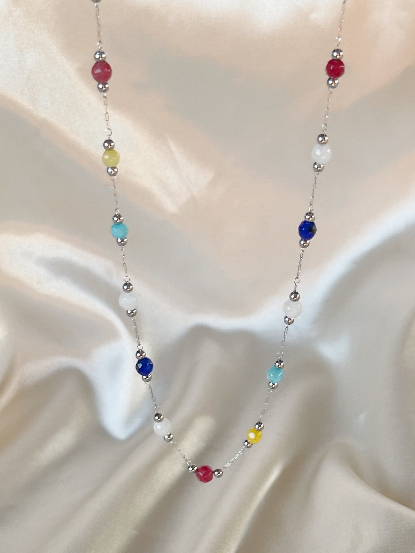 Sophia – Collier – Pierre naturelle – Acier inoxydable