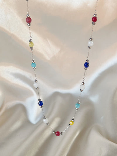 Sophia – Collier – Pierre naturelle – Acier inoxydable