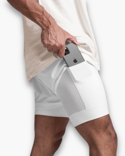 Short de Fitness pour Homme | Respirant et Flexibl