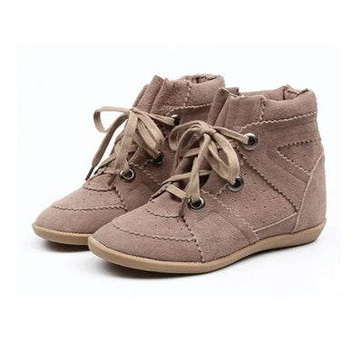 Sophie Courbes® | Bottines casual en cuir suédé