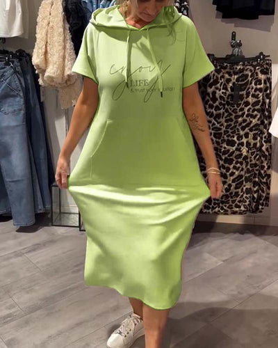 Saskia™ | Robe Décontractée à Capuche