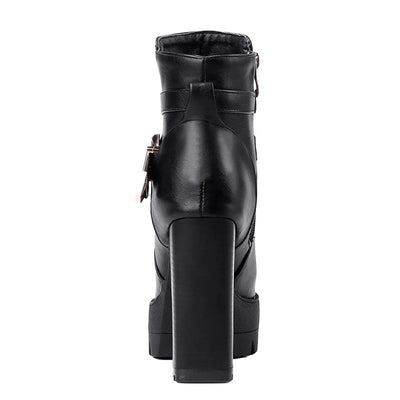 Sophie Confort® | Bottines à talon haut avec boucle élégante