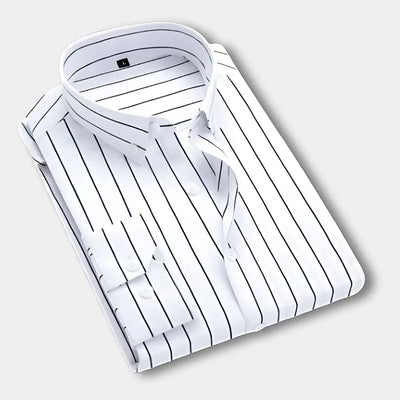 T-shirt manches longues à rayures verticales pour Homme – Dillon