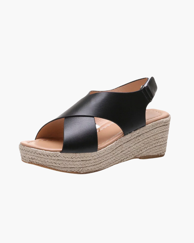 Sandales à Talon Compensé pour Femme | Élégance