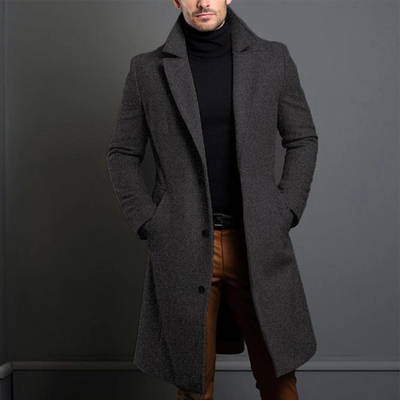 Trench avec des poches pour homme | hiver