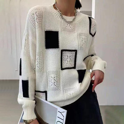 Zarela™ | Pull Patchwork Élégant et Confortable