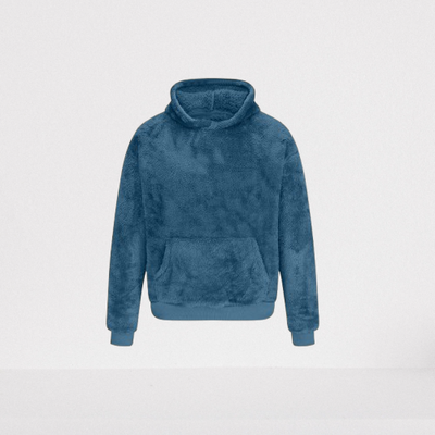 Sweat à capuche duveteux pour femmes | Chaud